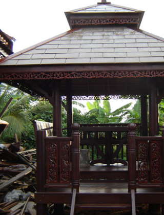 ศาลาทรงปั้นหยาหลังคา2ชั้น 2x3.5